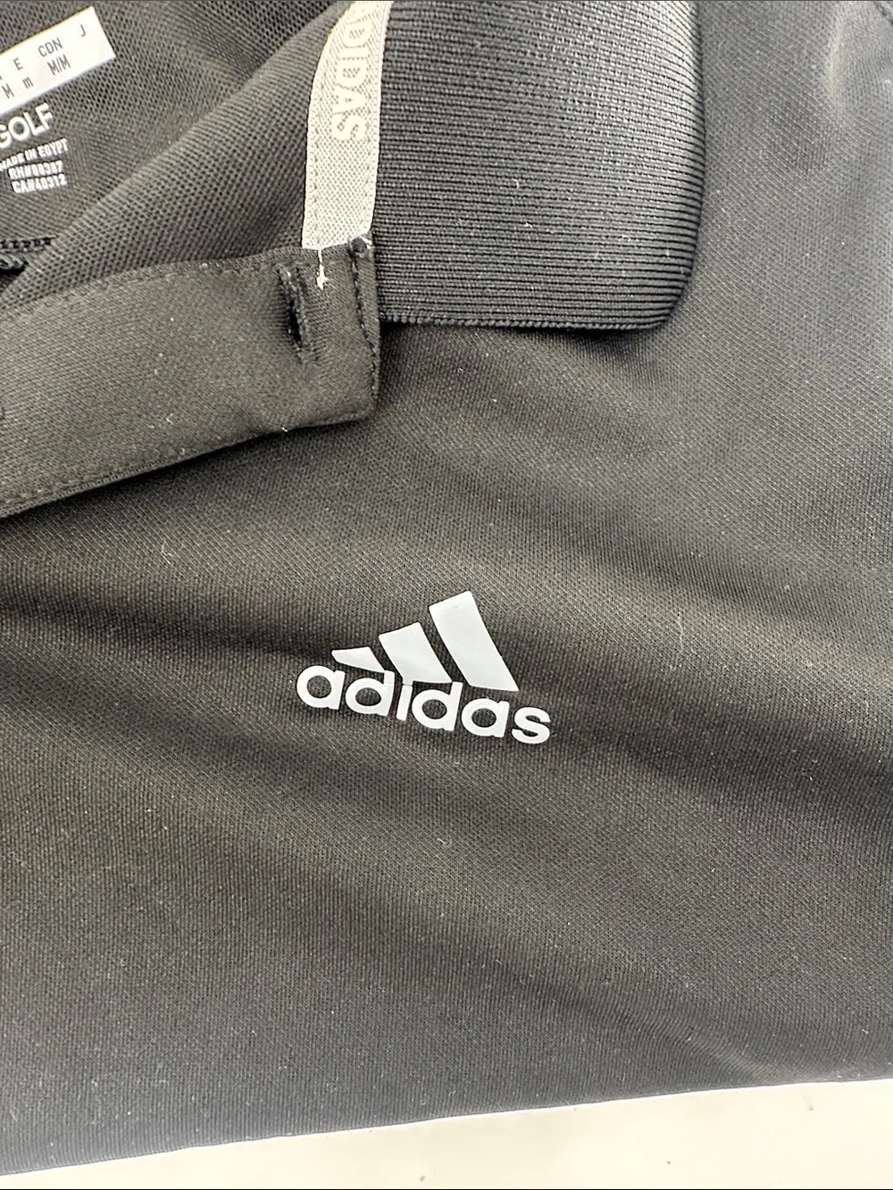 Adidas Men’s Black Golf Polo Shirt - Classic Performance